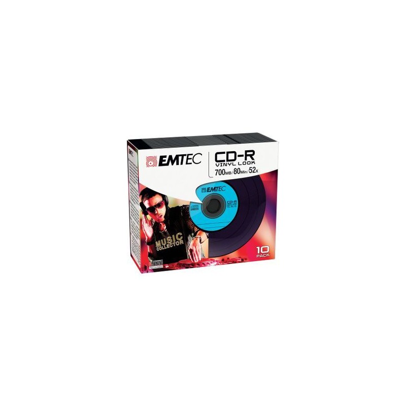 Emtec CD-R 700MB 10pcs 52x Vinyl